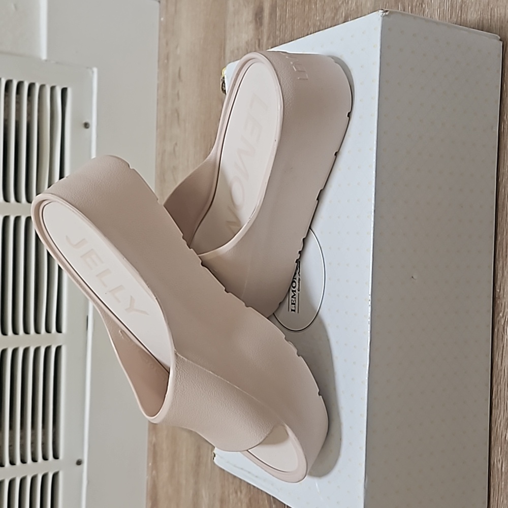 Lemon jelly platform cloud shoes